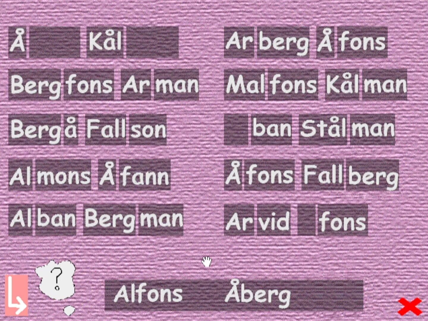 Är Alfons Åberg hemma?