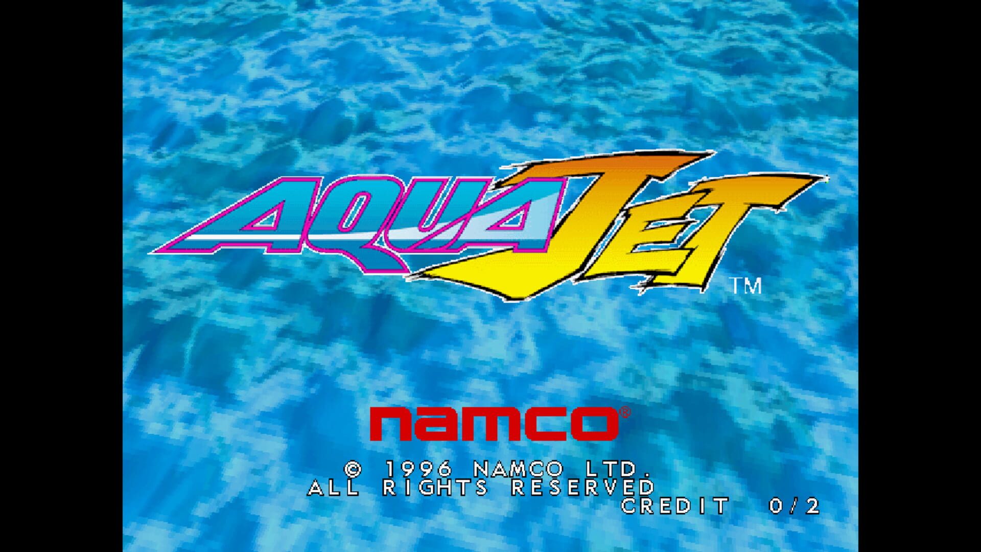 Arcade Archives 2: Aqua Jet screenshot