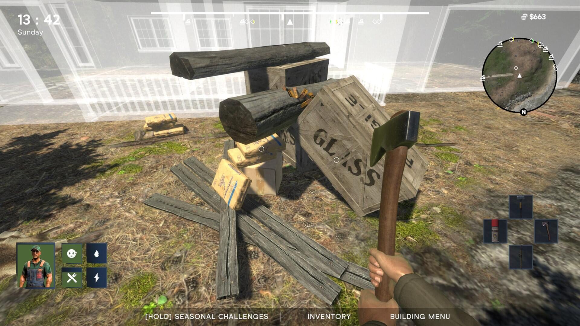 Scandinavian Cottage Survival Simulator screenshot