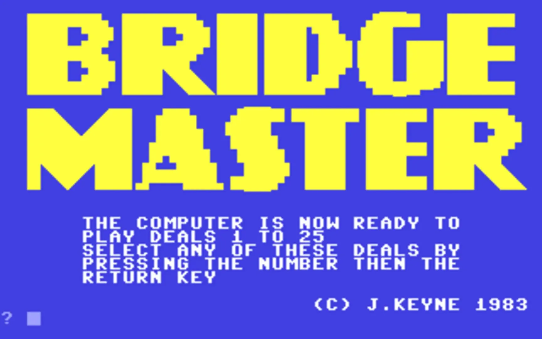 Bridge Master with Terence Reese