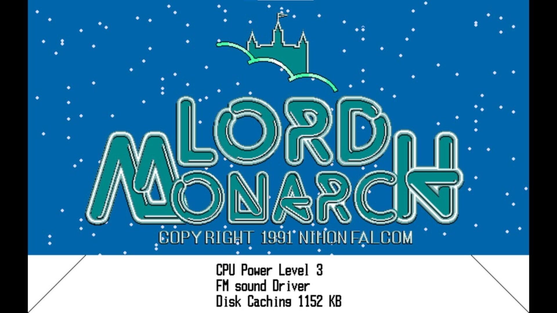Eggconsole Lord Monarch PC-9801 screenshot