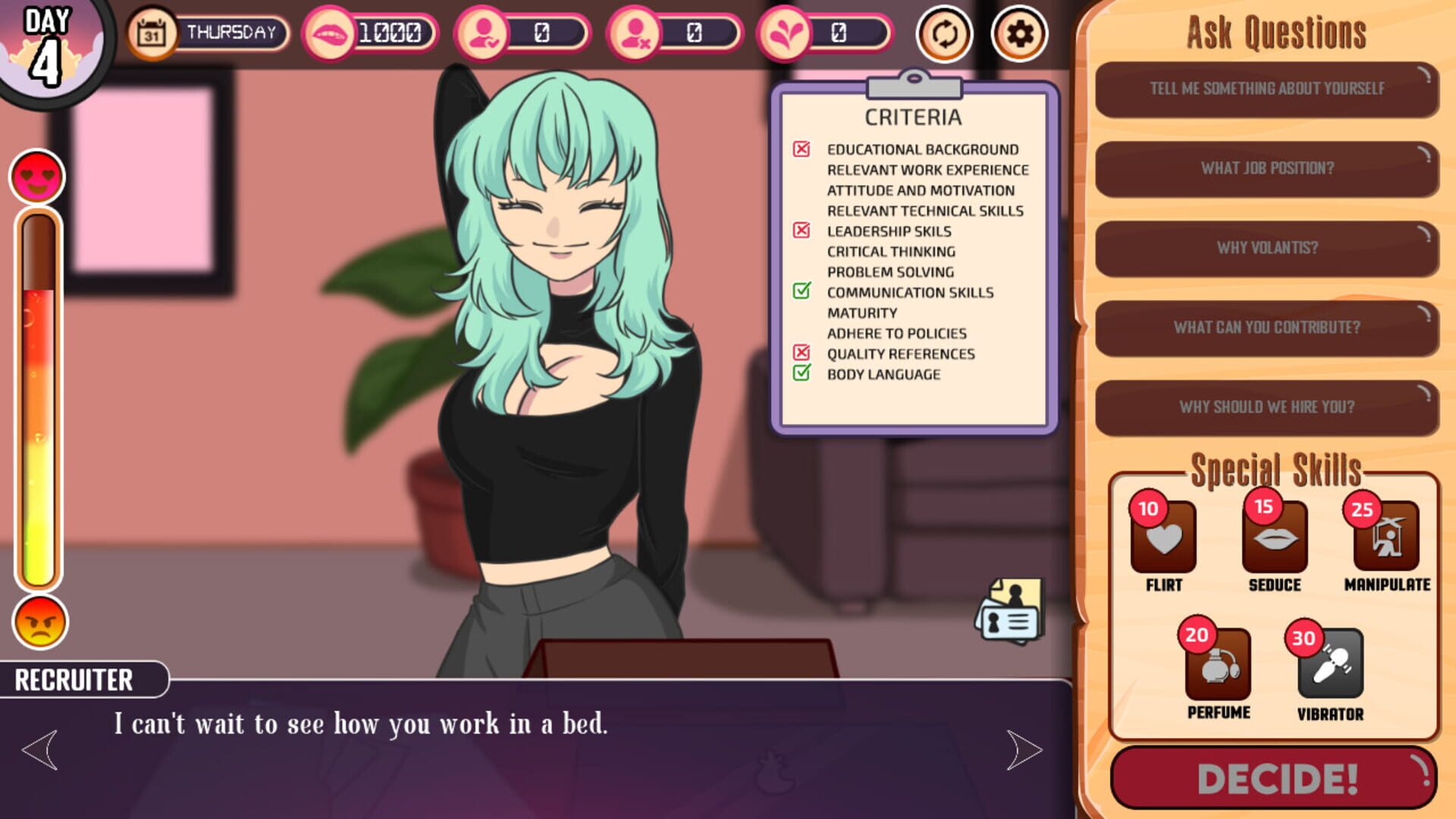 Horny Recruiter