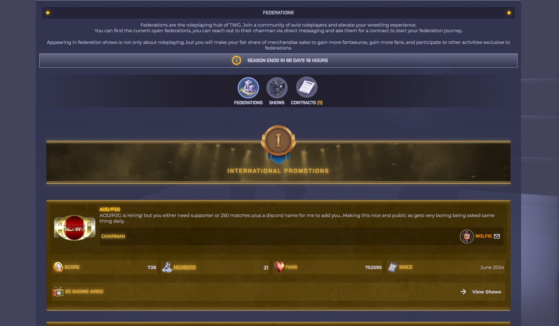 The Wrestling Game - Screenshot