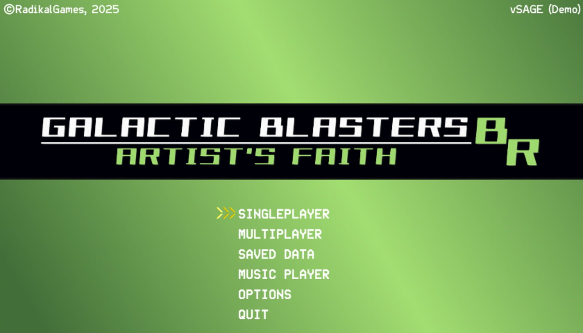 Galactic Blasters BR: Artist's Faith