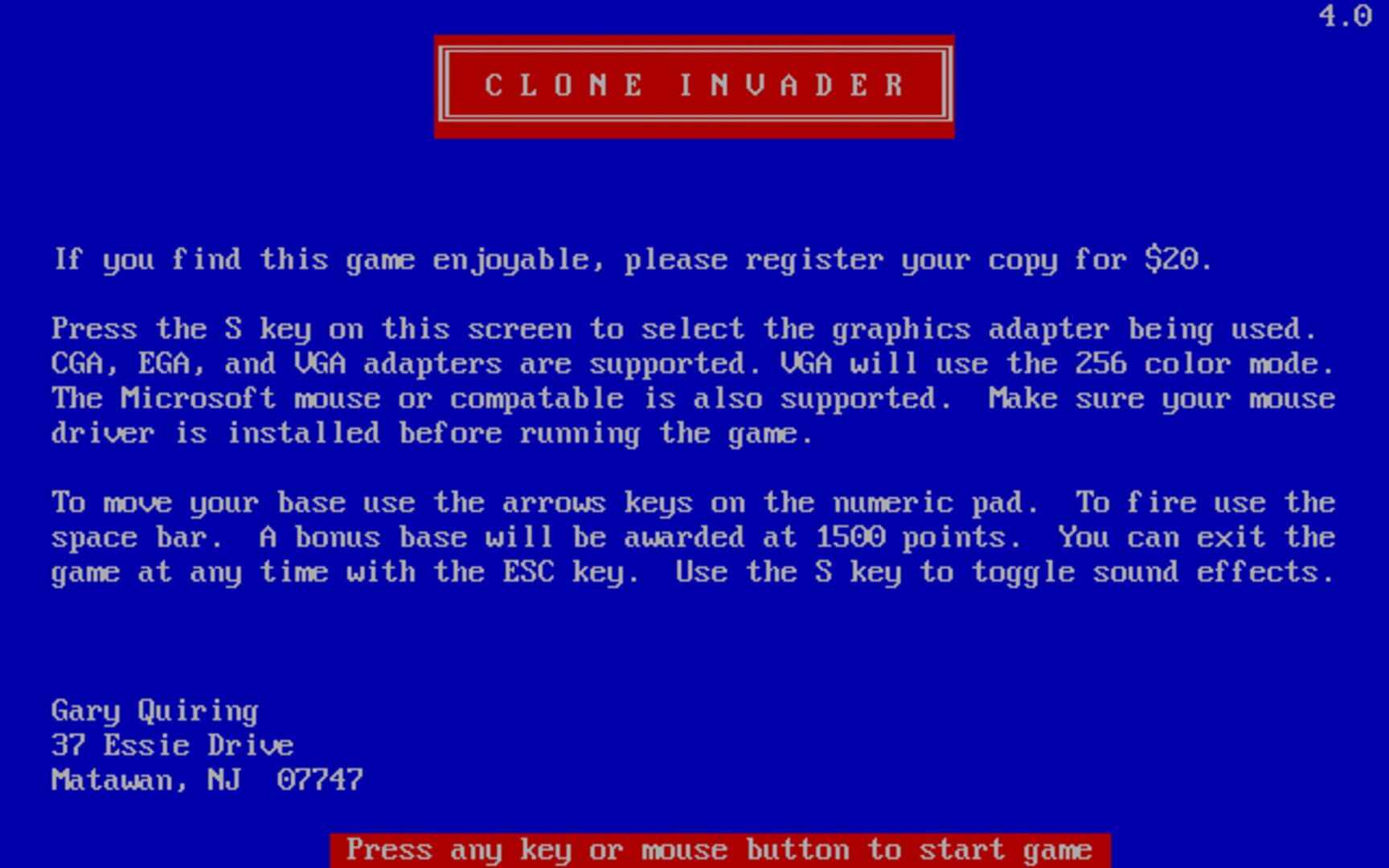 Clone Invader - Screenshot