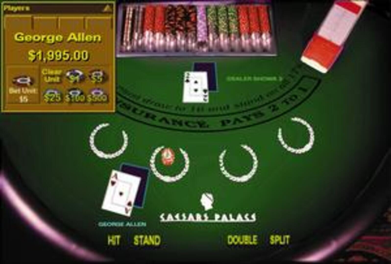 Caesar's Palace VIP Series: BlackJack