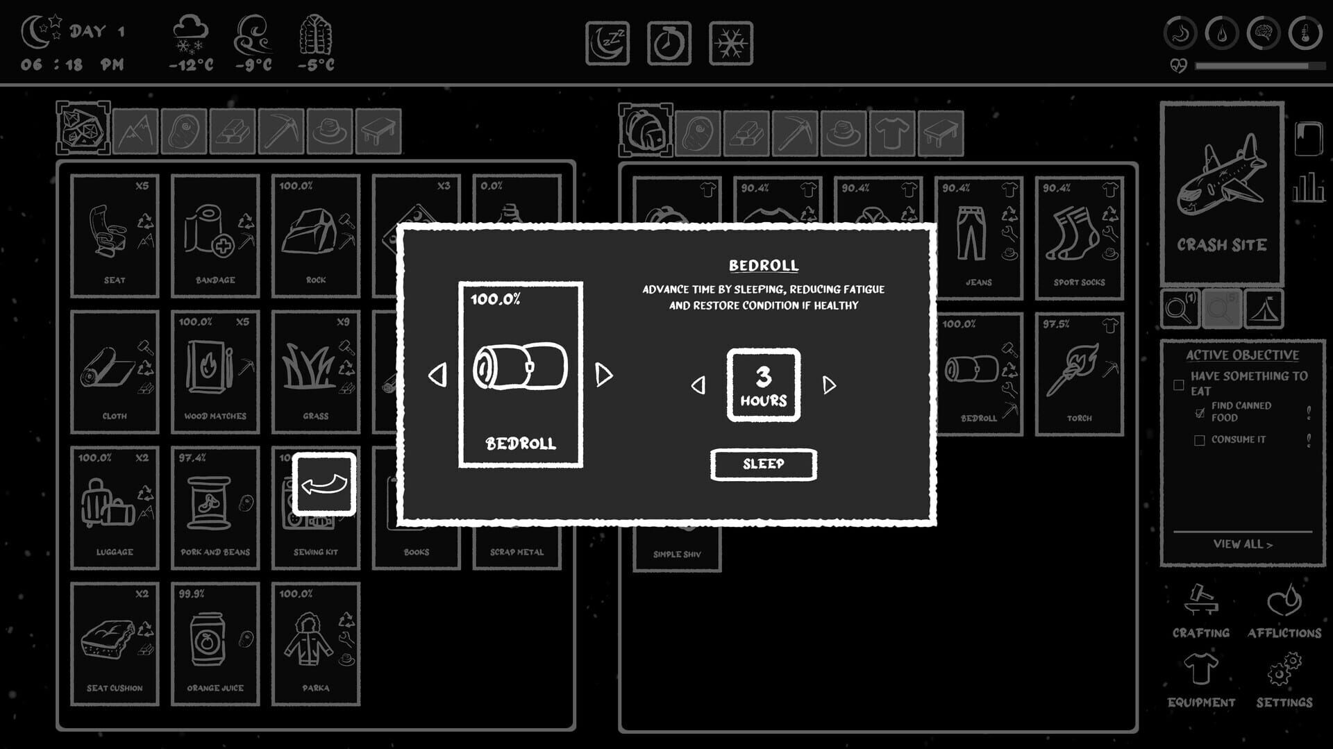 Don't Freeze: A Winter Card Survival