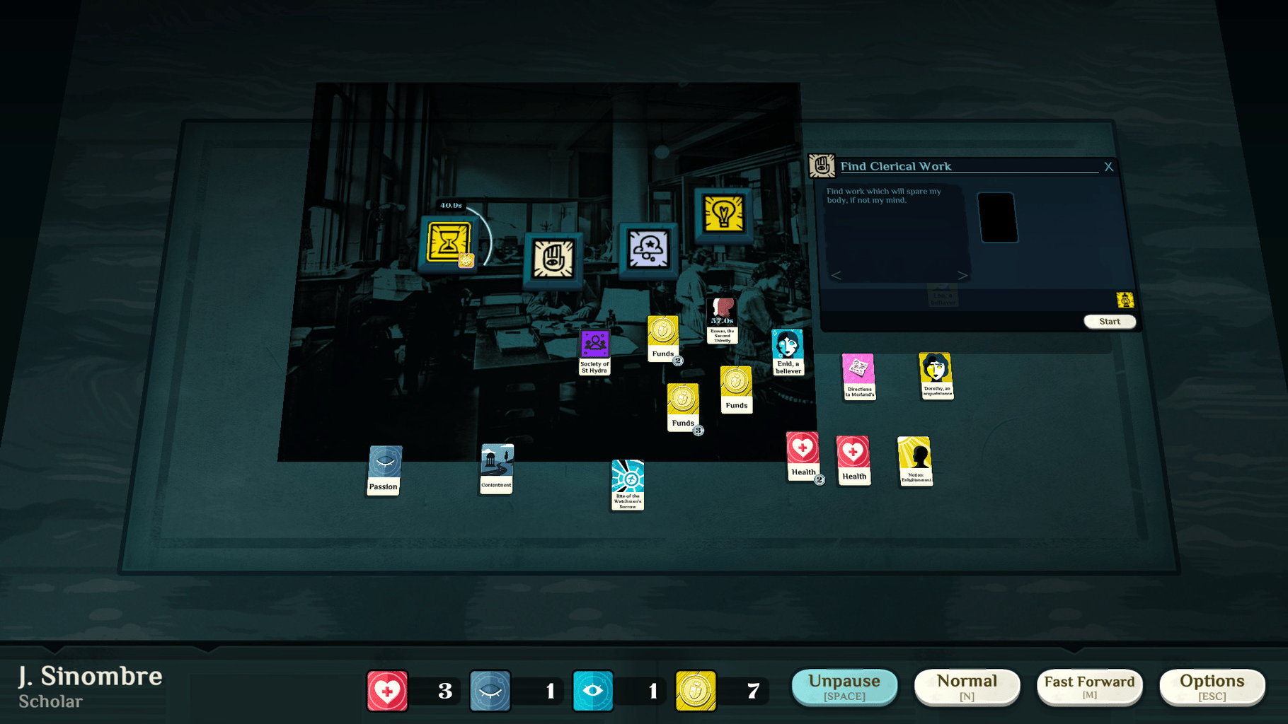 Cultist Simulator screenshot