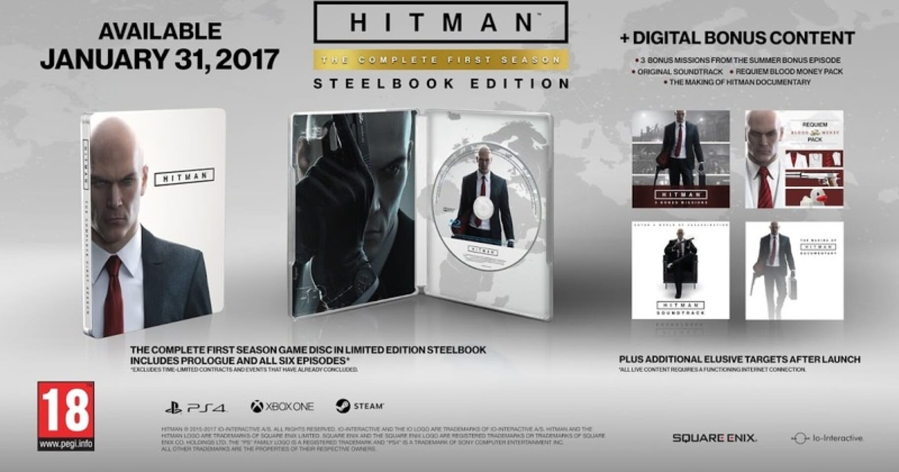 Captura de pantalla - Hitman: The Complete First Season - Steelbook Edition