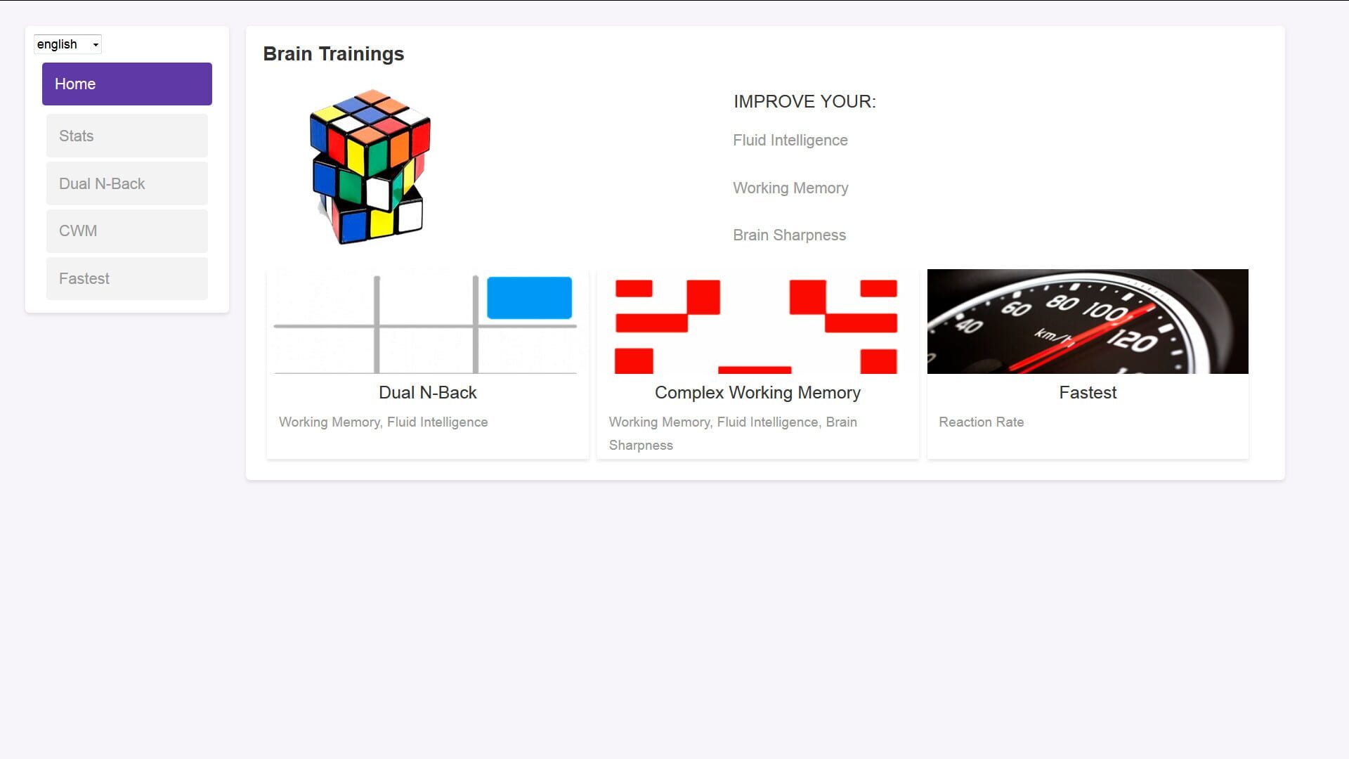 3-in-1 Bundle Brain Trainings - Screenshot