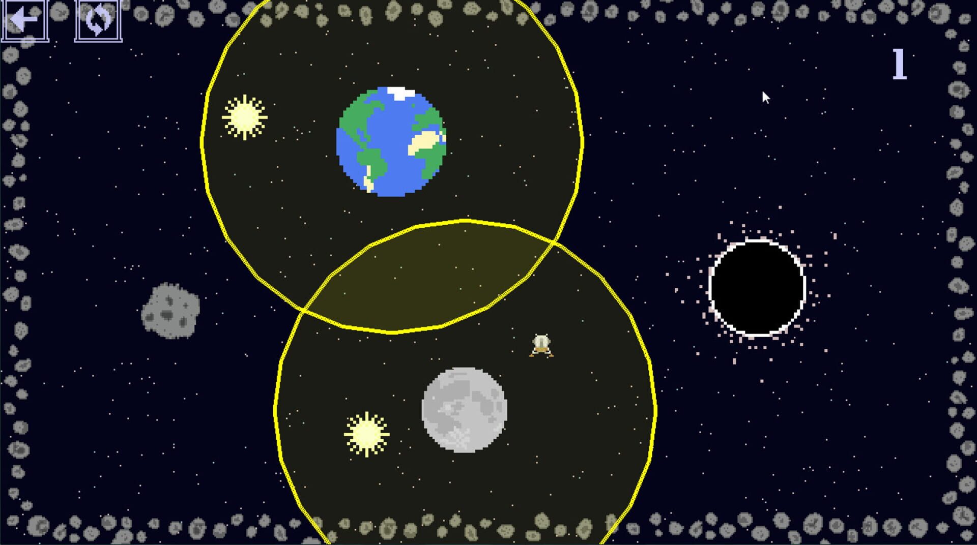 Galactic Pocket Billiards - Screenshot