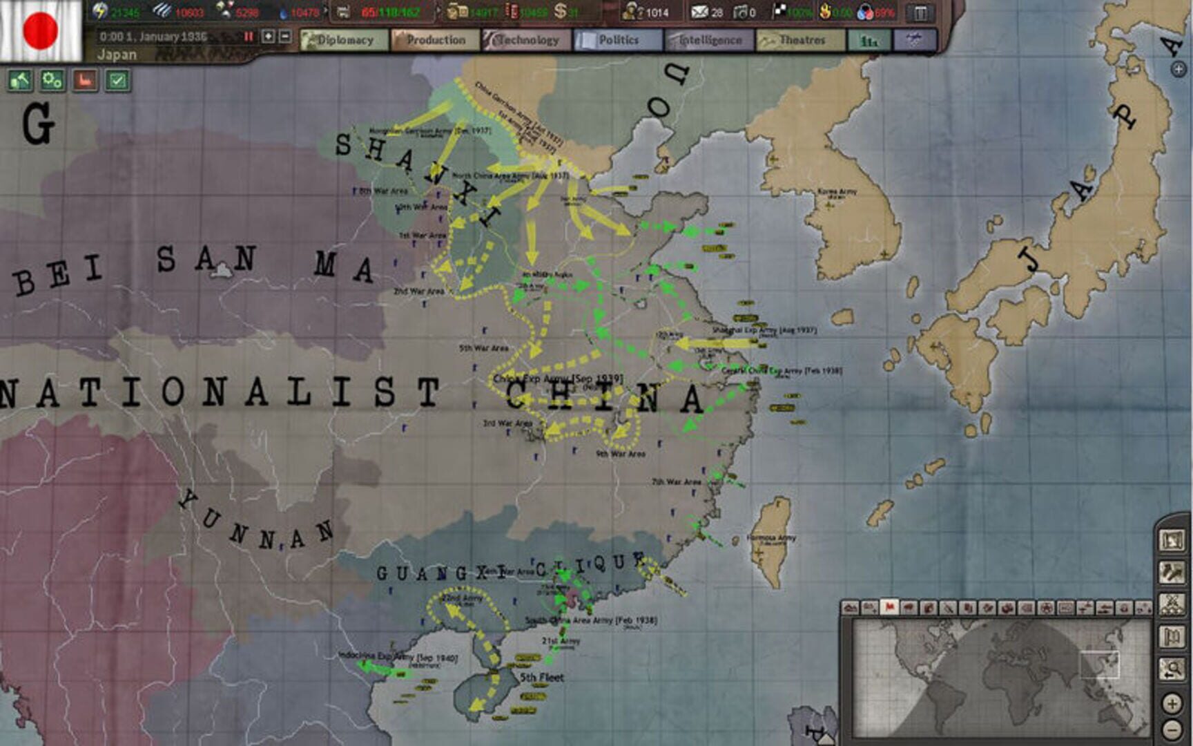 Hearts of Iron III Collection - Screenshot
