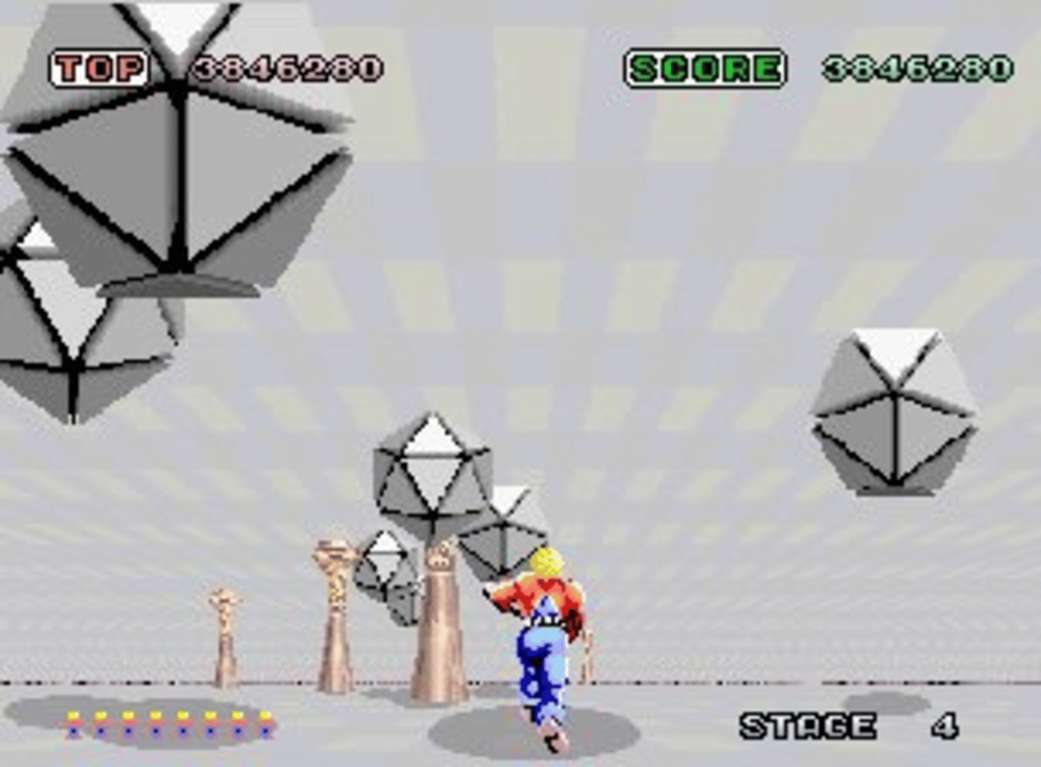 Space Harrier screenshot