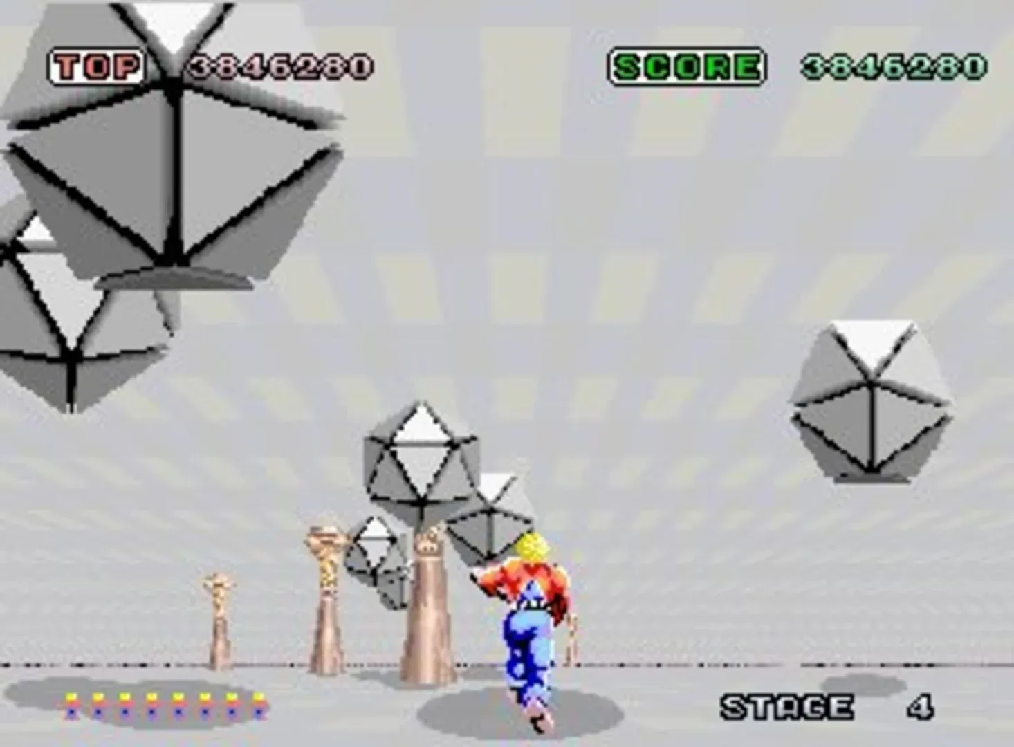 Captura de pantalla - Space Harrier