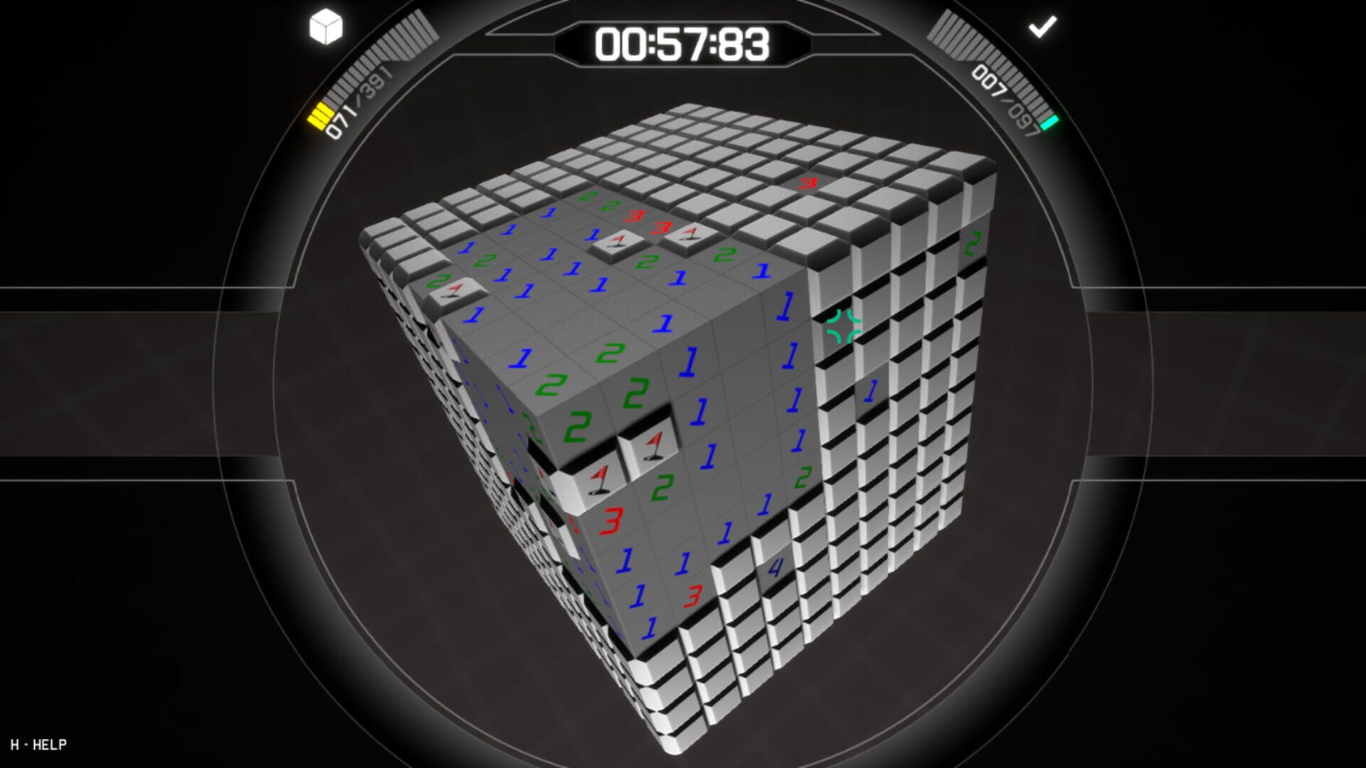 Cube Full of Mines - Screenshot