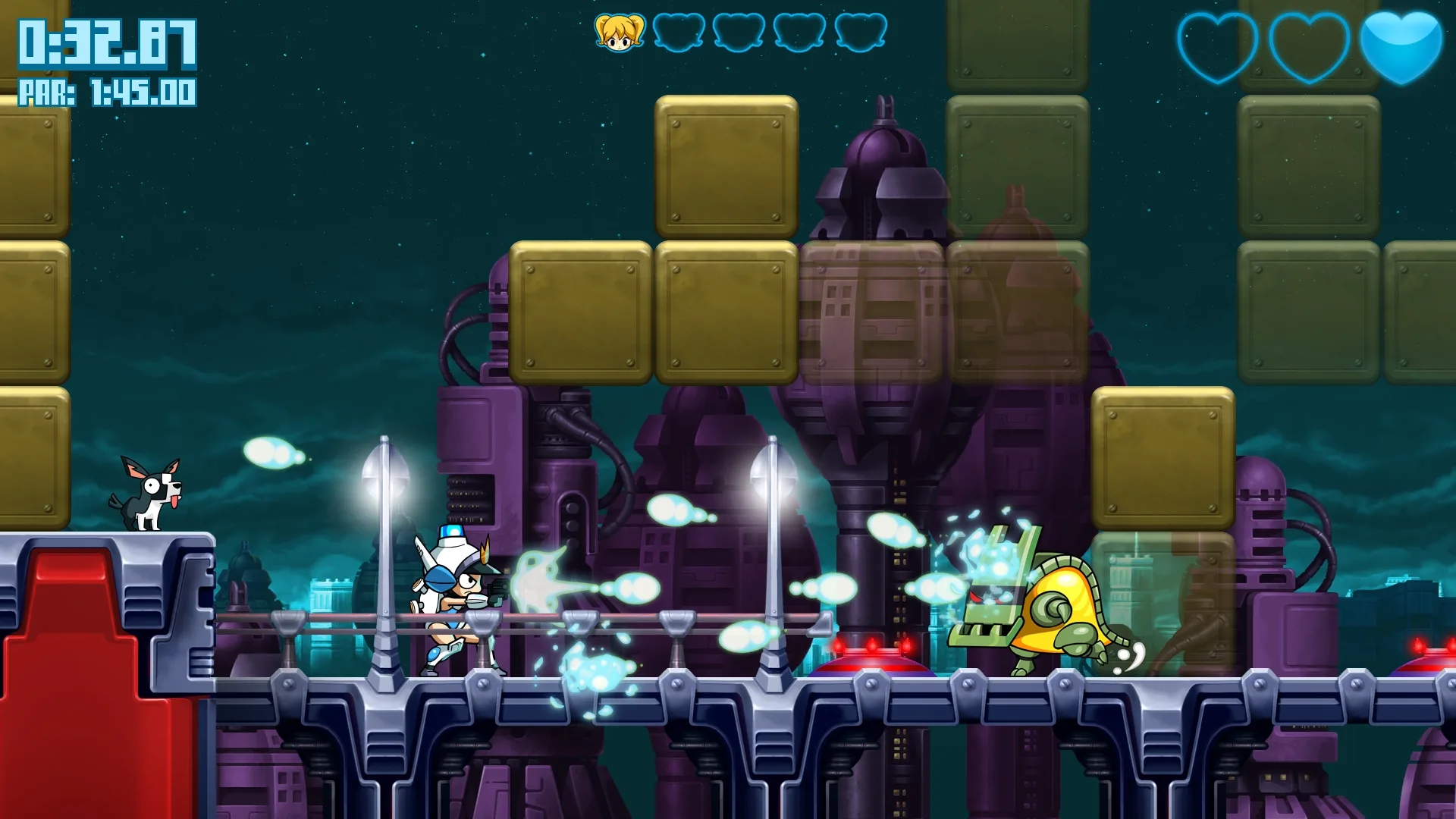 Captura de pantalla - Mighty Switch Force! Hyper Drive Edition