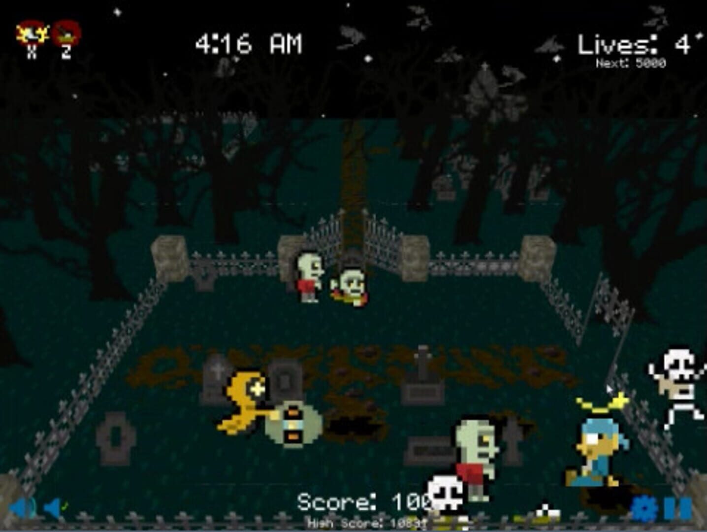 Graveyard Smash - Screenshot