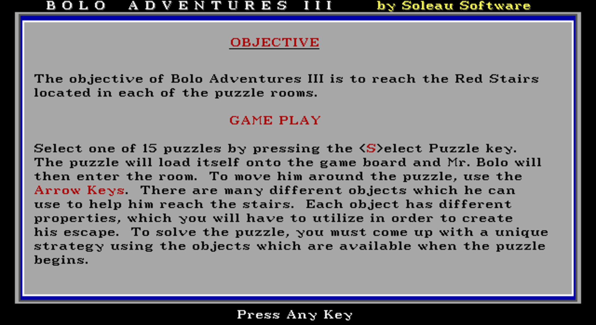Bolo Adventures III Cover