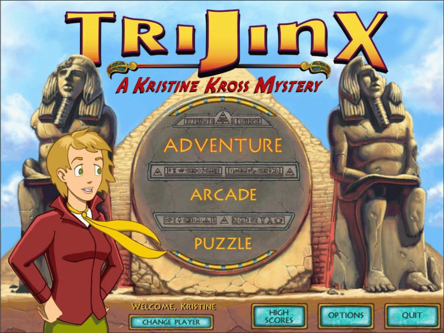 TriJinx: A Kristine Kross Mystery screenshot