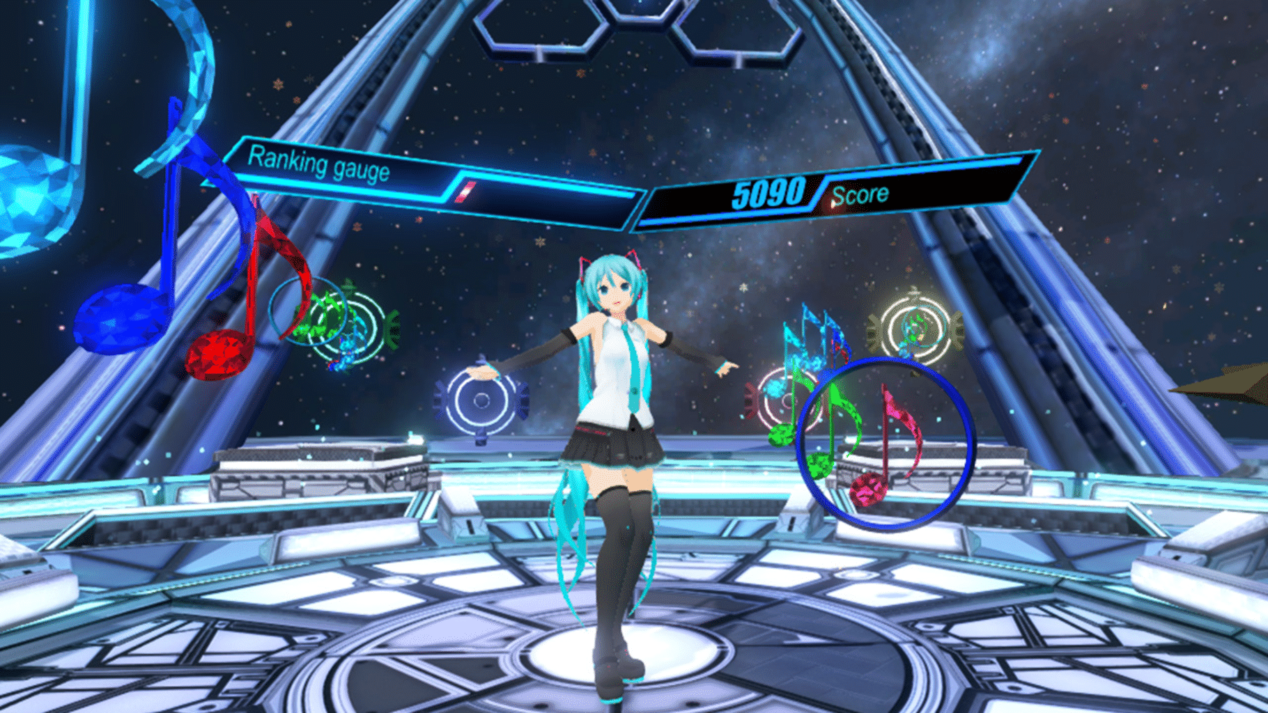 Hatsune Miku VR screenshot