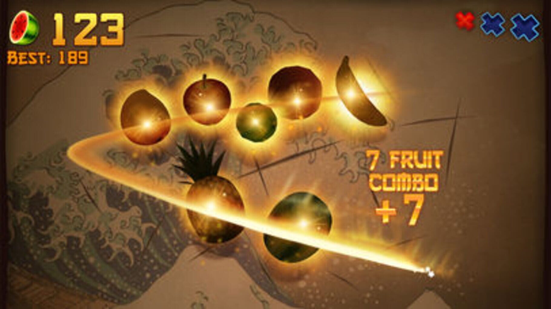 Captura de pantalla - Fruit Ninja