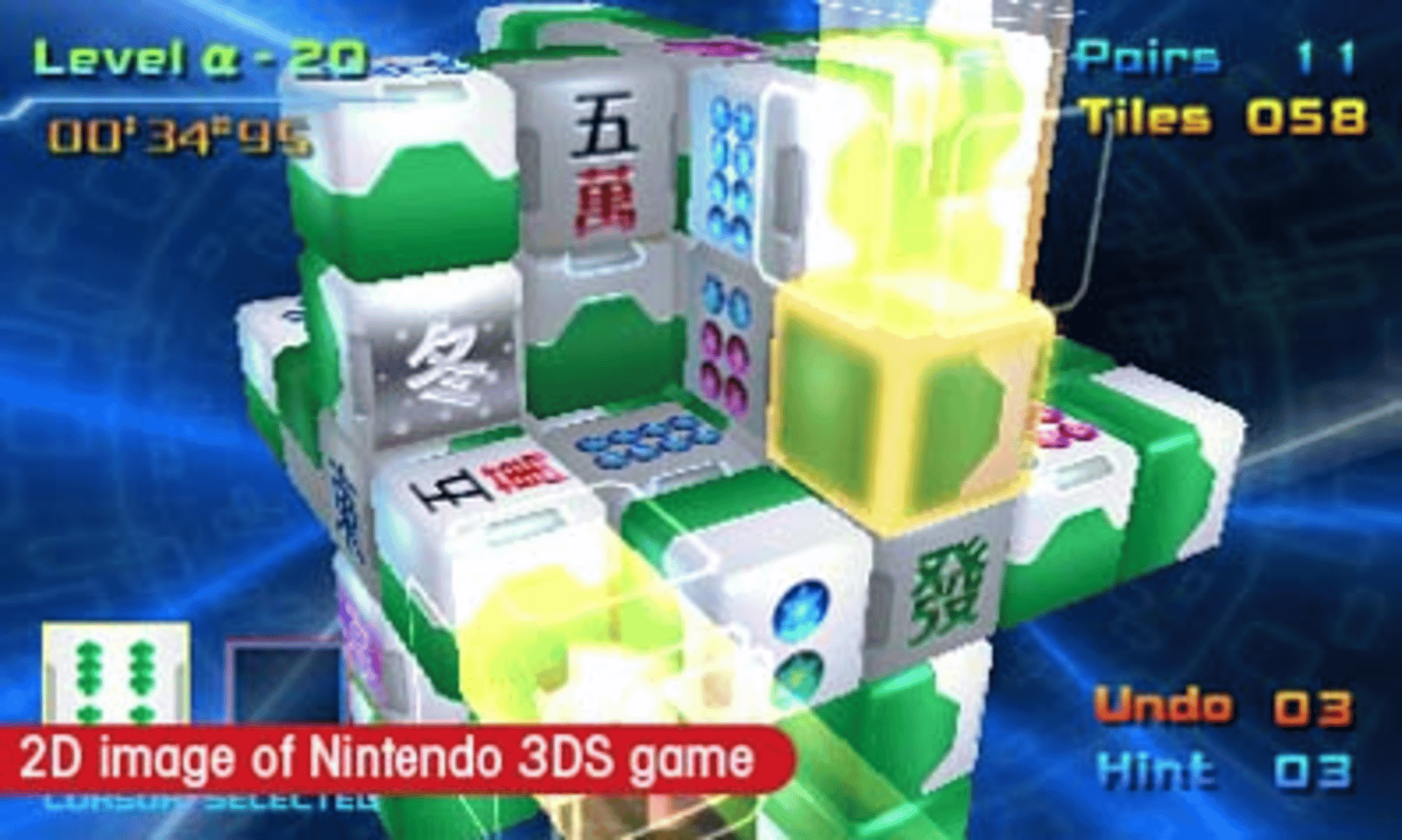 Mahjong Cub3d screenshot