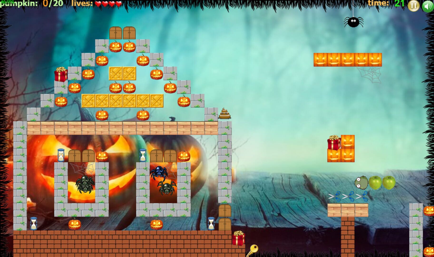 AppleSnake: Halloween Adventures - Screenshot