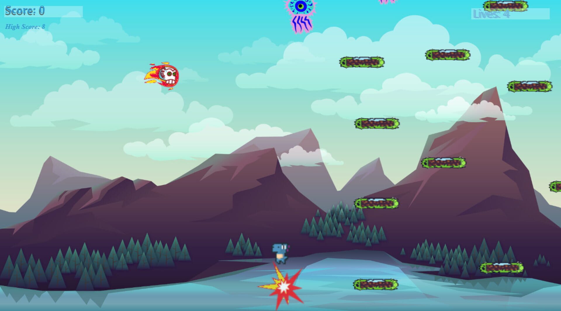 Super B-Dino's adventures - Screenshot