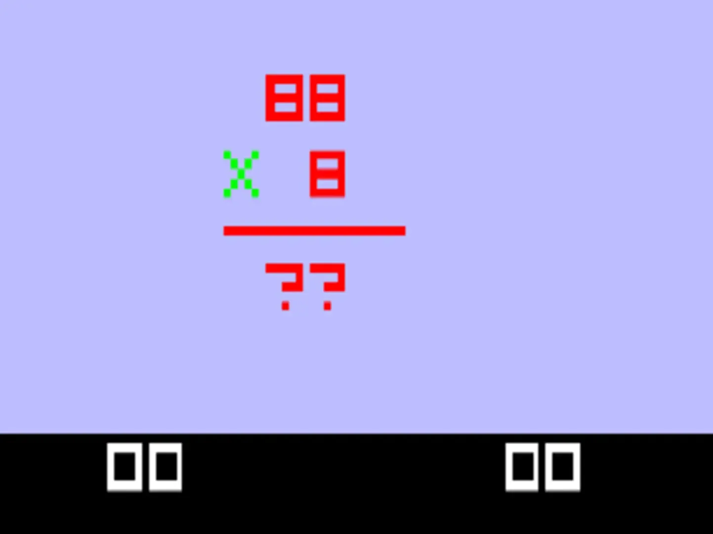 Videocart-7: Math Quiz II - Multiplication & Division