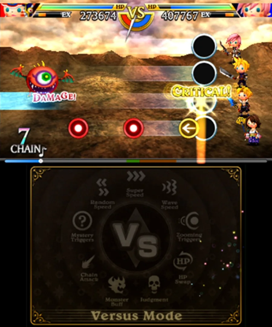 Captura de pantalla - Theatrhythm Final Fantasy: Curtain Call