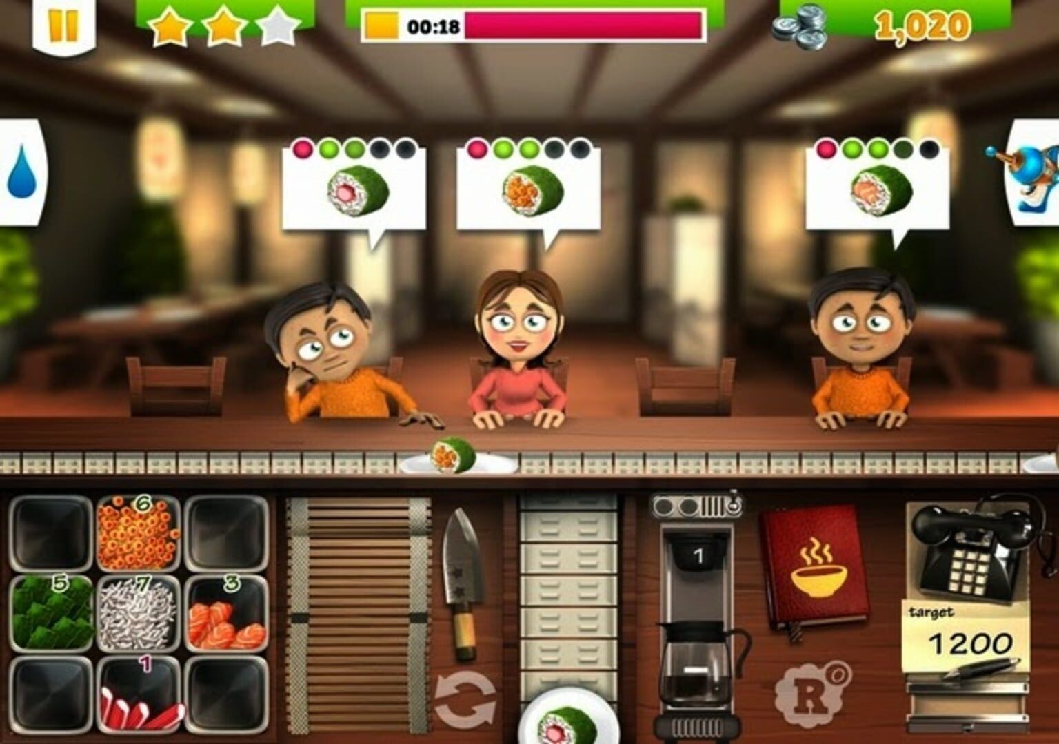 Youda Sushi Chef 2 - Screenshot