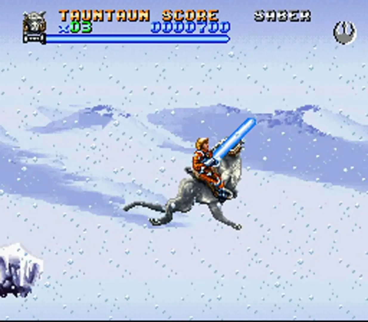 Captura de pantalla - Super Star Wars: The Empire Strikes Back