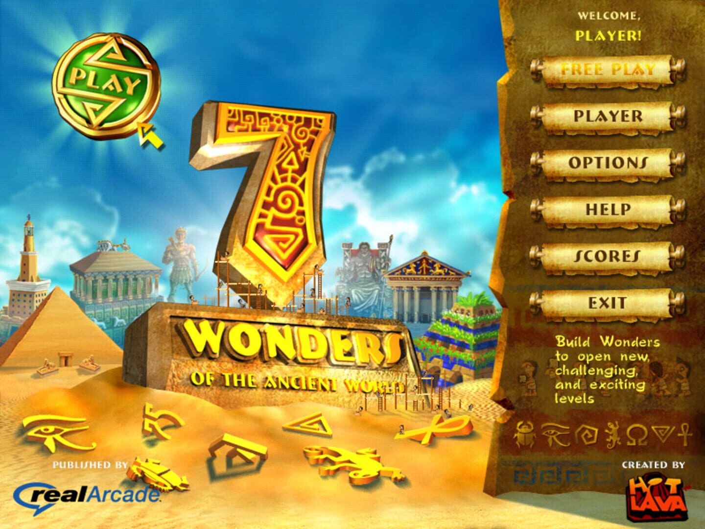 Пирамида египет играть. 7 Wonders игра. 7 Чудес света игра. Компьютерная игра семь чудес света.