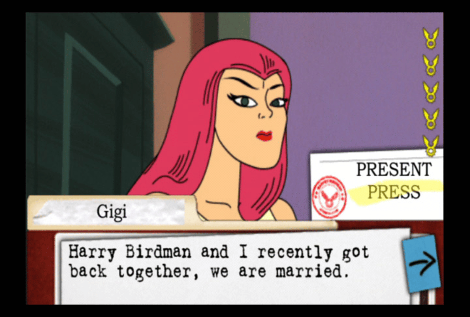 Harvey Birdman: Attorney at Law screenshot