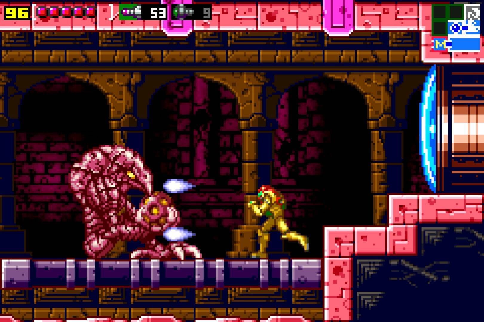 Captura de pantalla - Metroid: Zero Mission