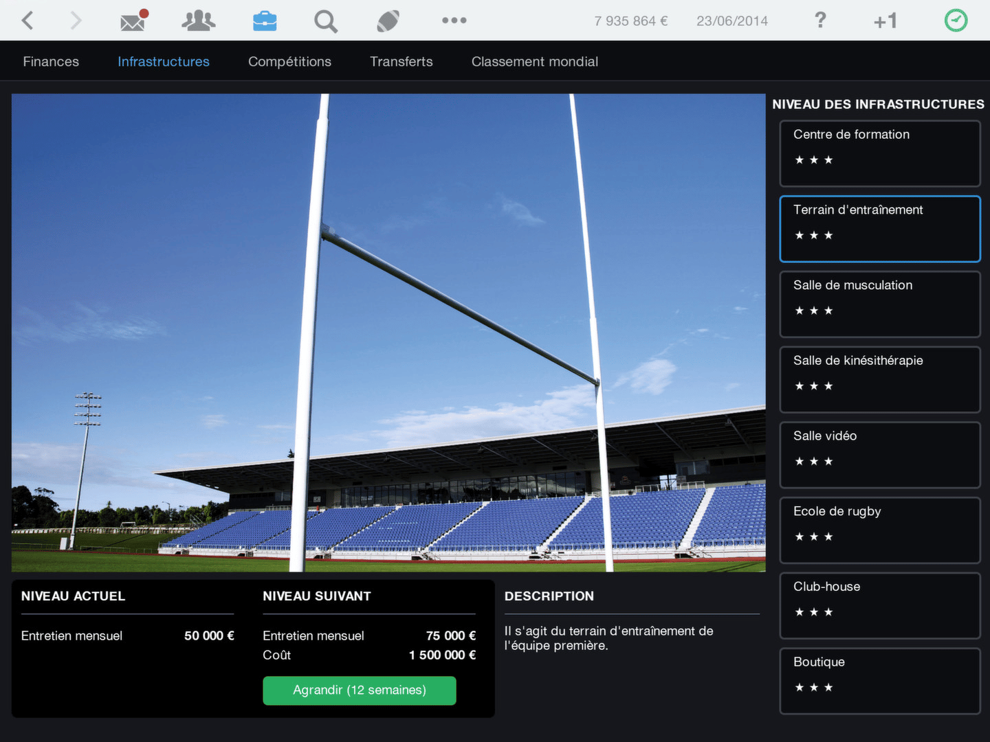 Pro Rugby Manager 2015 screenshot