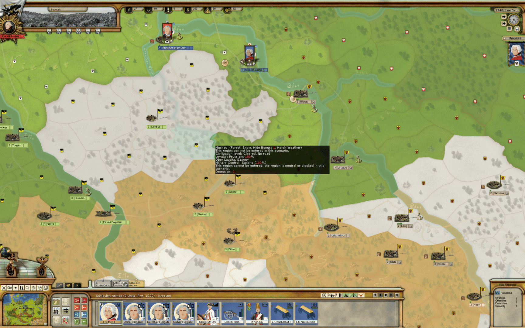 Rise of Prussia Gold screenshot