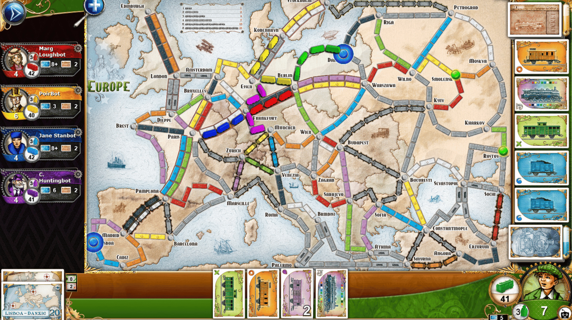 Ticket to Ride: Classic Edition screenshot