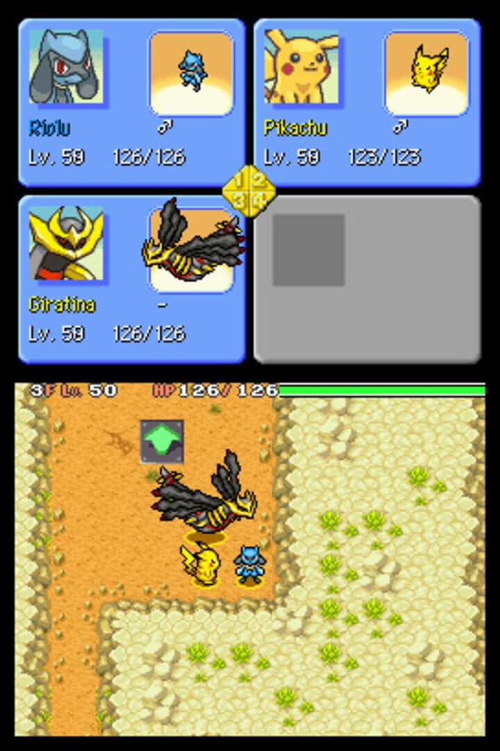 Captura de pantalla - Pokémon Mystery Dungeon: Explorers of Sky