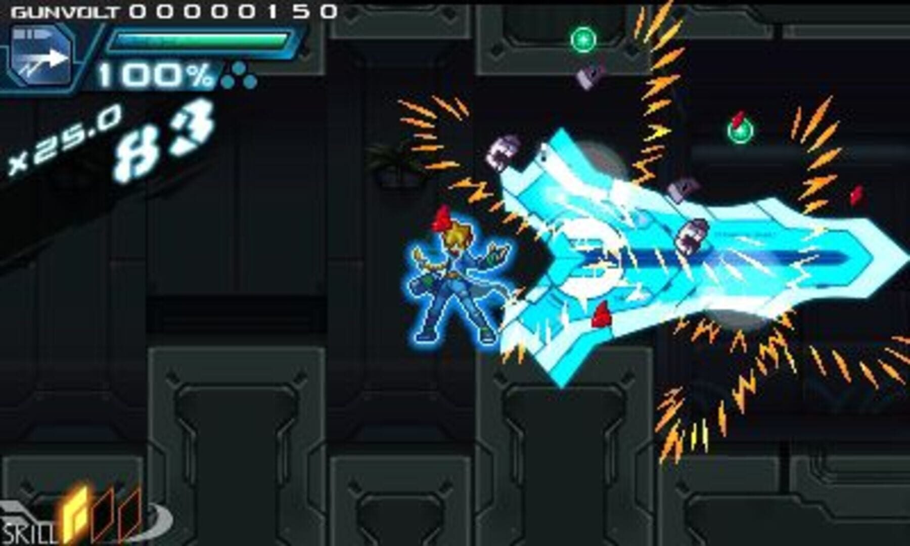 Captura de pantalla - Azure Striker Gunvolt