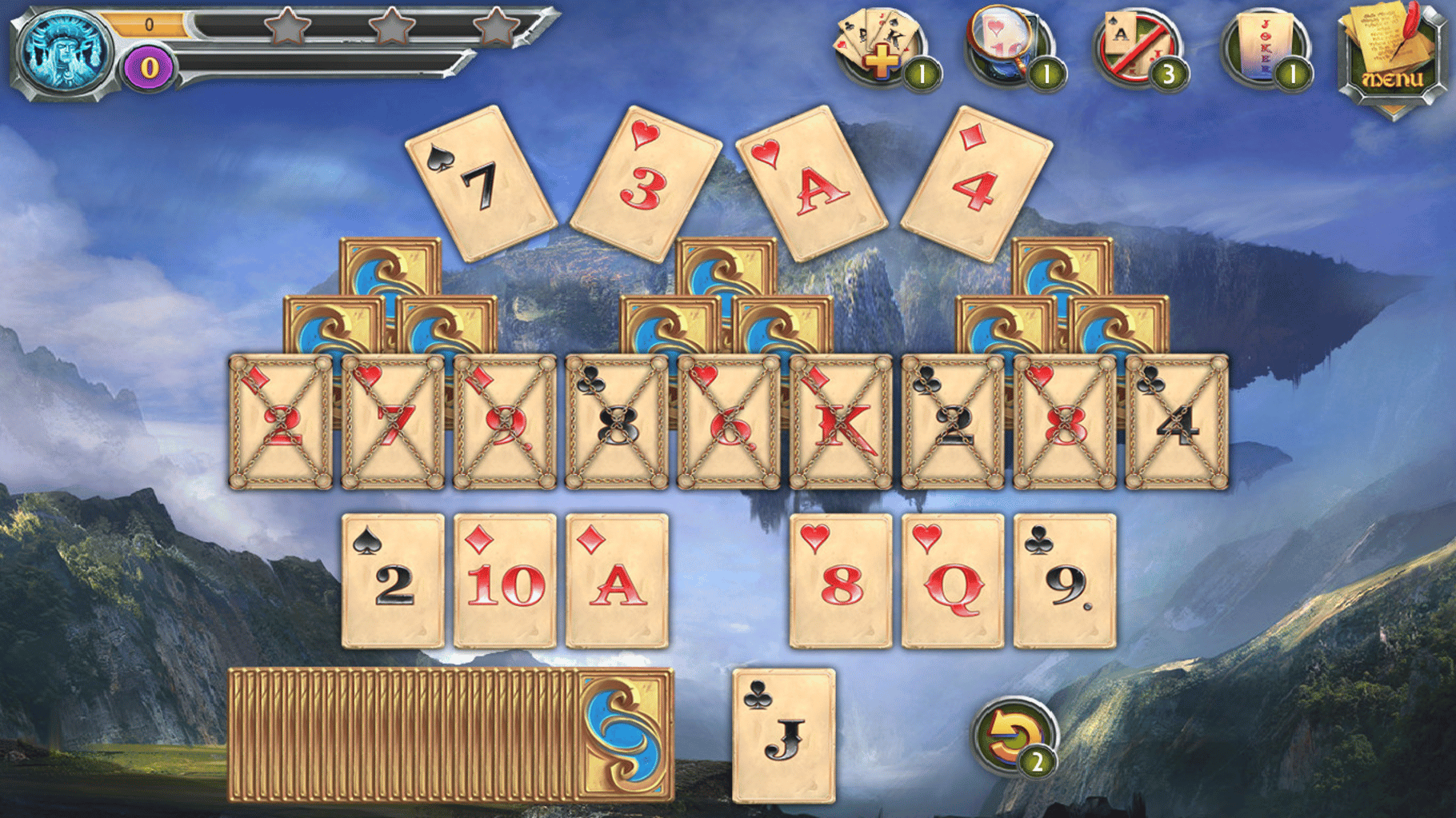 Mystic Journey: Tri Peaks Solitaire screenshot