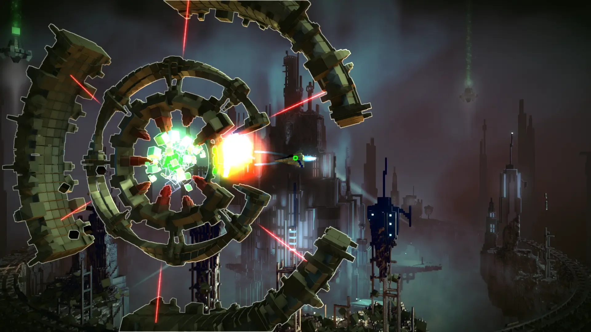Captura de pantalla - Resogun