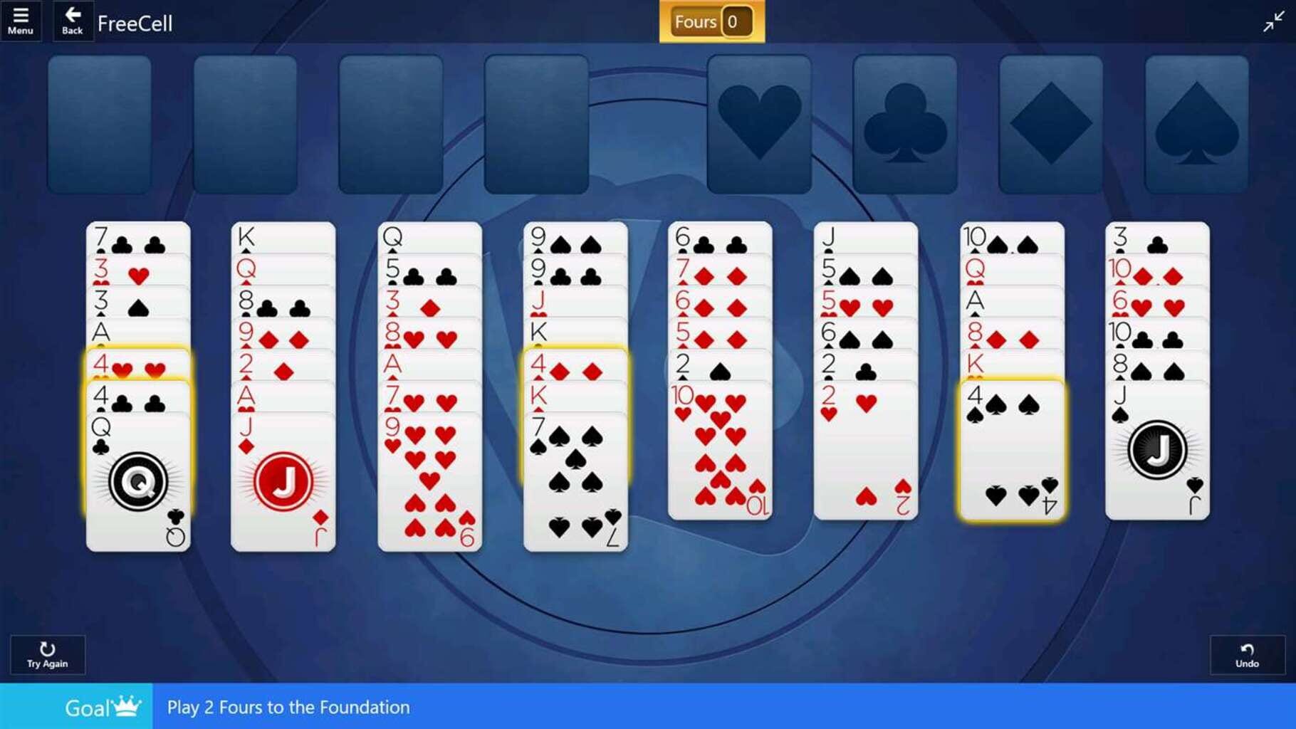 Captura de pantalla - Microsoft Solitaire Collection