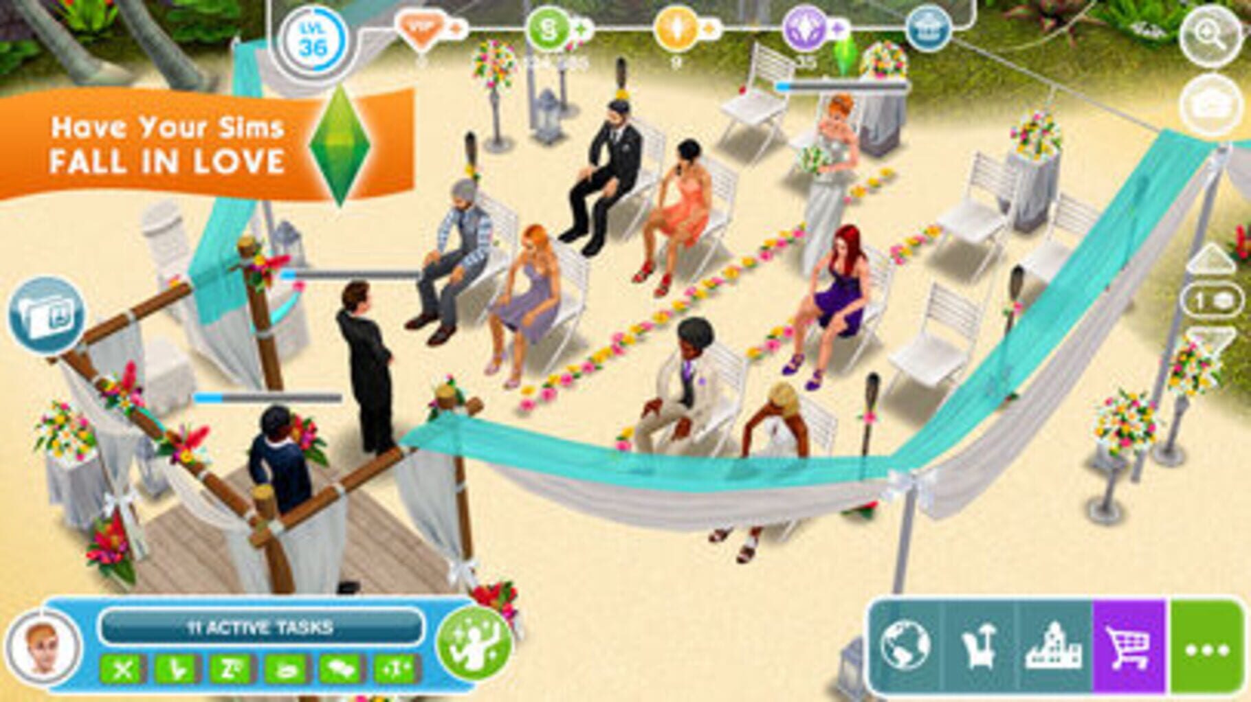 Captura de pantalla - The Sims FreePlay