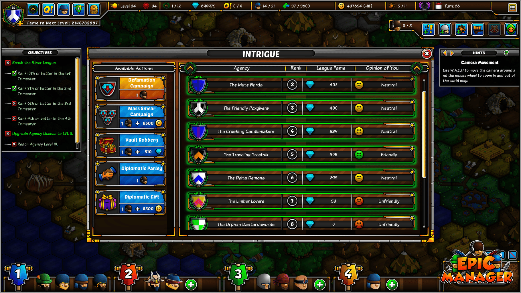 Epic Manager - Create Your Own Adventuring Agency screenshot