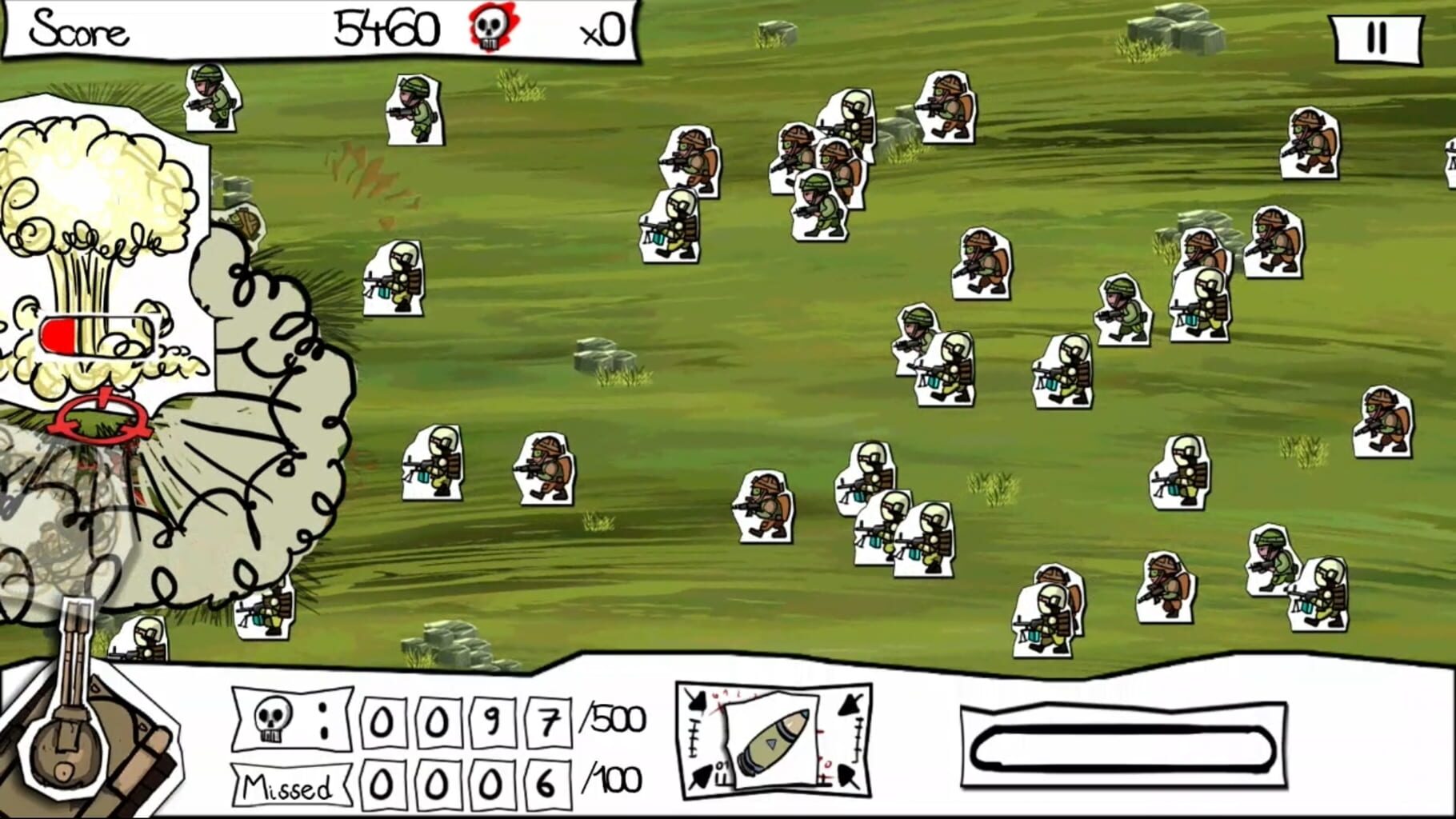 Paper Wars: Cannon Fodder Devastated screenshot