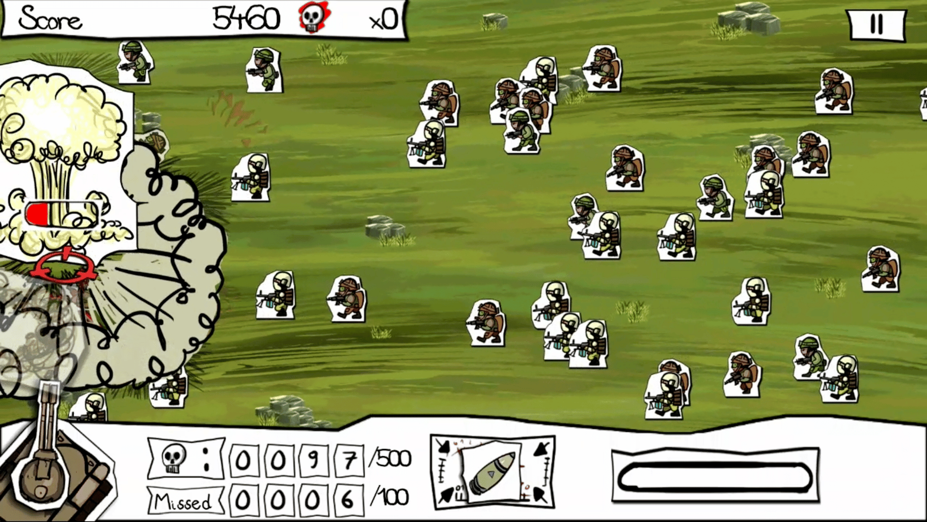 Paper Wars: Cannon Fodder Devastated screenshot