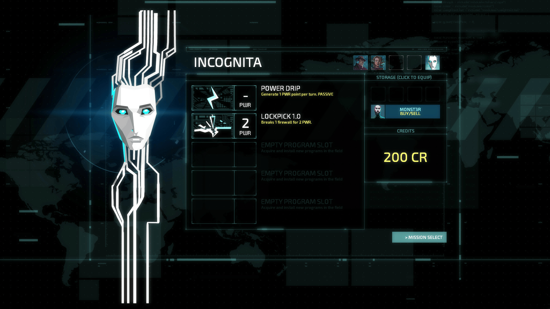 Invisible, Inc. screenshot