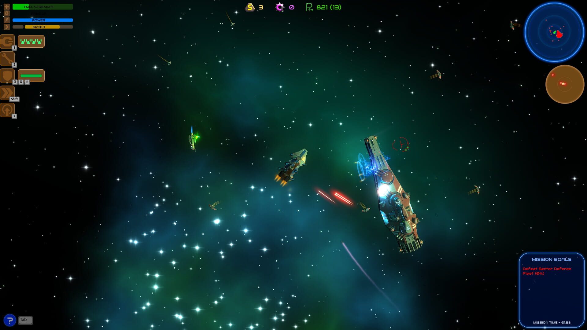 Space Battlecruiser - Screenshot