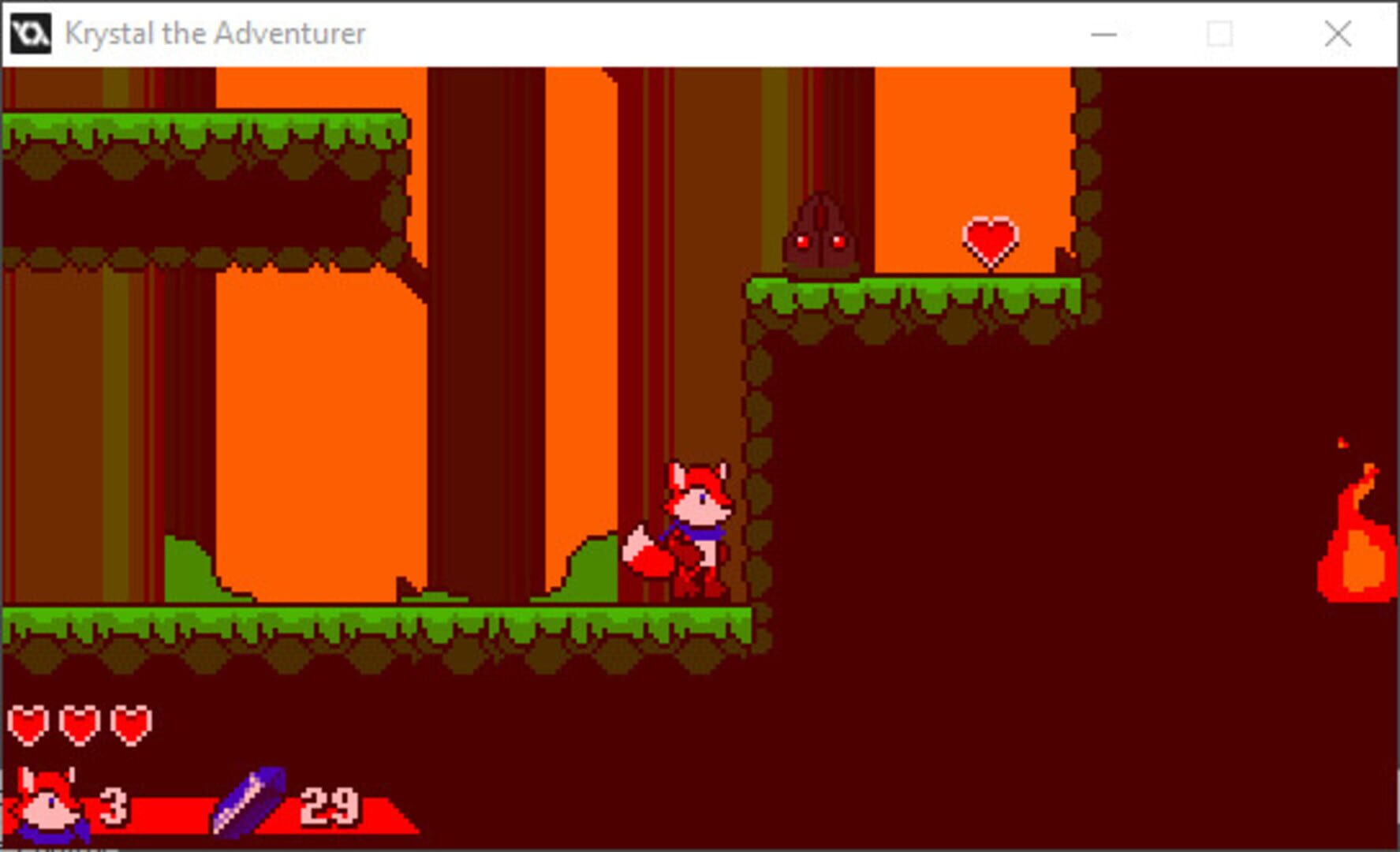 Krystal the Adventurer - Screenshot
